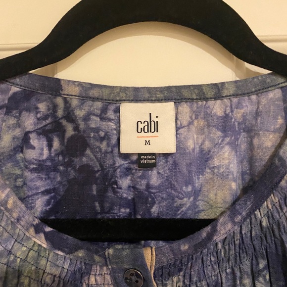 🔥 NWT CAbi Tie Dye Woodstock Top Spring 2020 Size Medium - Picture 4 of 9